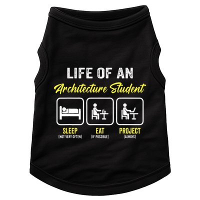 Funny Architecture Student For Architects Lover  Doggie Tank