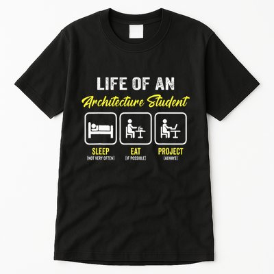Funny Architecture Student For Architects Lover  Tall T-Shirt