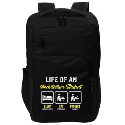 Funny Architecture Student For Architects Lover  Impact Tech Backpack