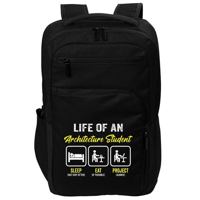 Funny Architecture Student For Architects Lover  Impact Tech Backpack