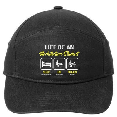 Funny Architecture Student For Architects Lover  7-Panel Snapback Hat