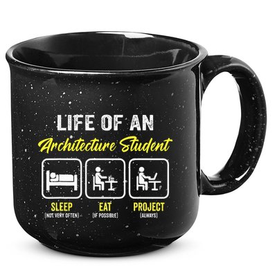 Funny Architecture Student For Architects Lover  15oz Campfire Ceramic Mug
