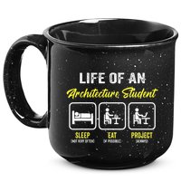 Funny Architecture Student For Architects Lover  15oz Campfire Ceramic Mug