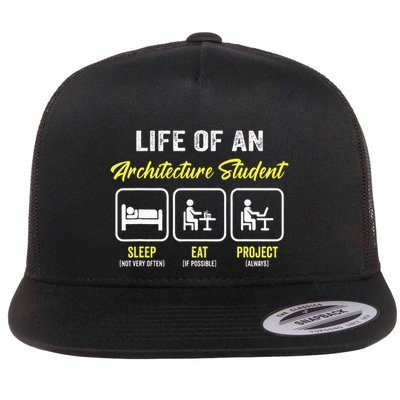 Funny Architecture Student For Architects Lover  Flatbill Hat