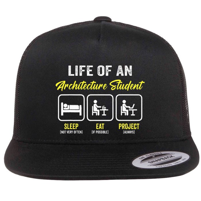 Funny Architecture Student For Architects Lover  Flatbill Hat