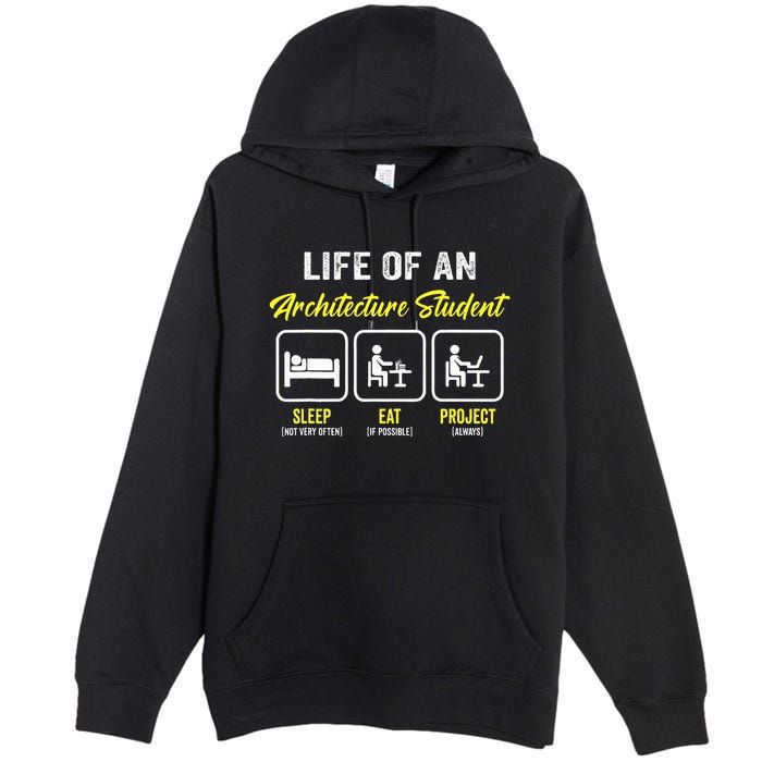 Funny Architecture Student For Architects Lover  Premium Pullover Hoodie