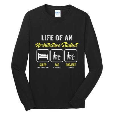 Funny Architecture Student For Architects Lover  Tall Long Sleeve T-Shirt