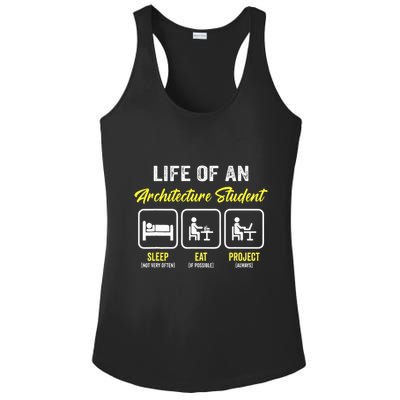 Funny Architecture Student For Architects Lover  Ladies PosiCharge Competitor Racerback Tank
