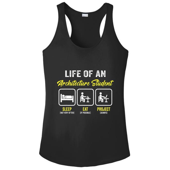 Funny Architecture Student For Architects Lover  Ladies PosiCharge Competitor Racerback Tank