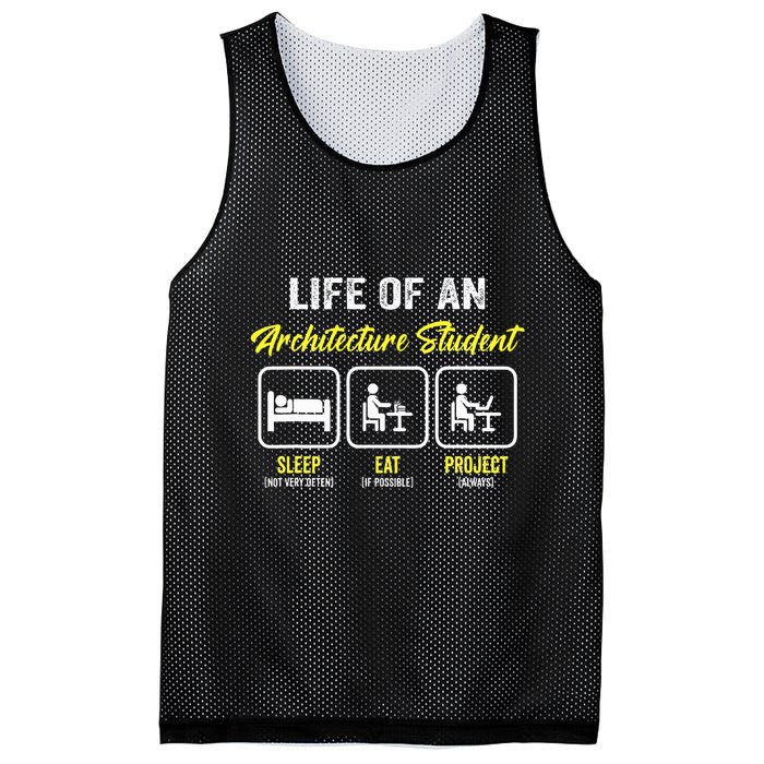 Funny Architecture Student For Architects Lover  Mesh Reversible Basketball Jersey Tank