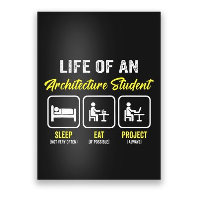 Funny Architecture Student For Architects Lover  Poster