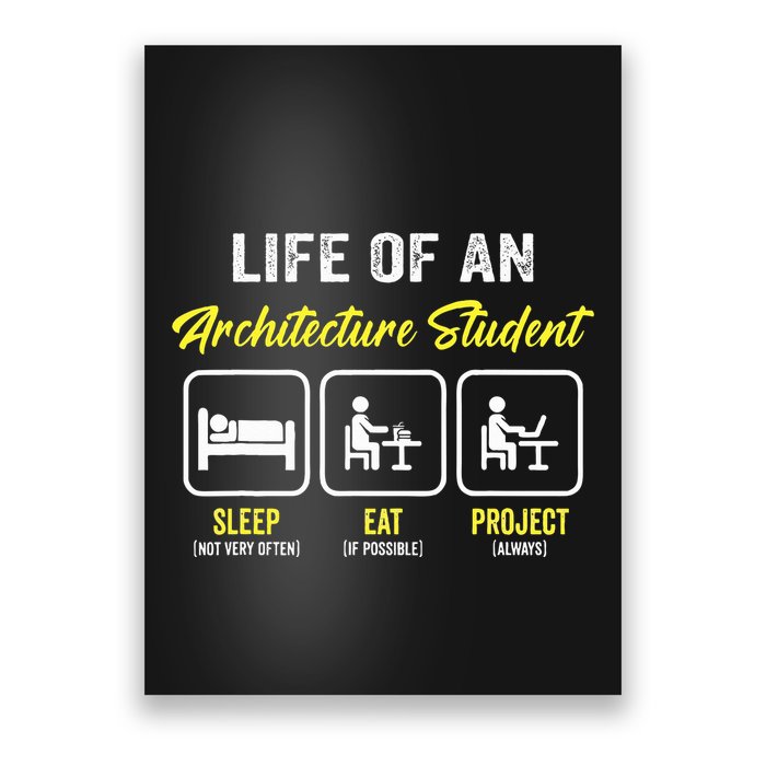 Funny Architecture Student For Architects Lover  Poster