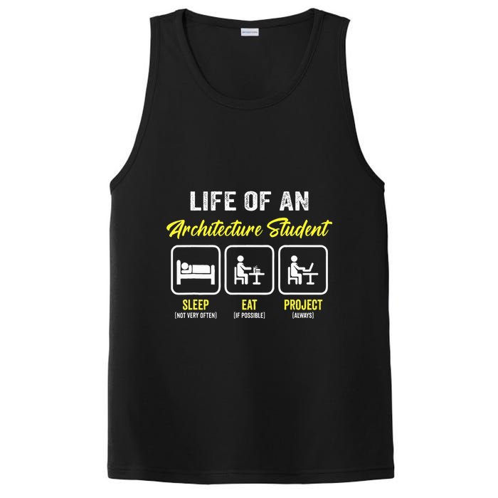Funny Architecture Student For Architects Lover  PosiCharge Competitor Tank