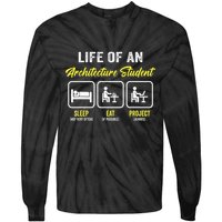 Funny Architecture Student For Architects Lover  Tie-Dye Long Sleeve Shirt