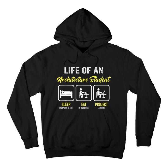 Funny Architecture Student For Architects Lover  Tall Hoodie