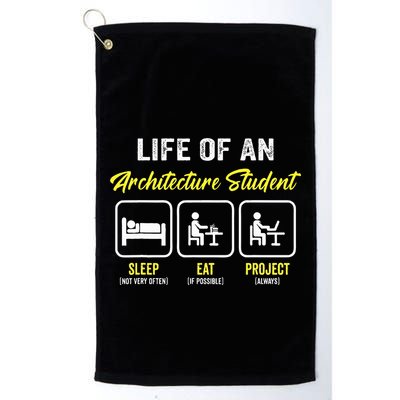 Funny Architecture Student For Architects Lover  Golf Towel