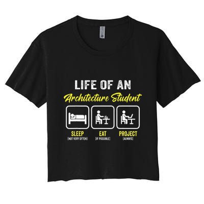 Funny Architecture Student For Architects Lover  Crop Top