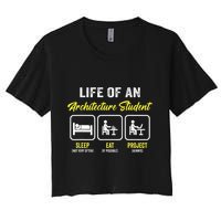 Funny Architecture Student For Architects Lover  Crop Top