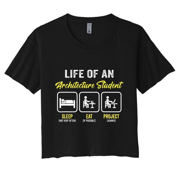 Funny Architecture Student For Architects Lover  Crop Top