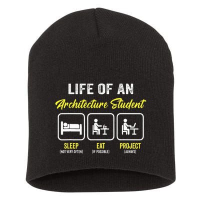 Funny Architecture Student For Architects Lover  Short Acrylic Beanie