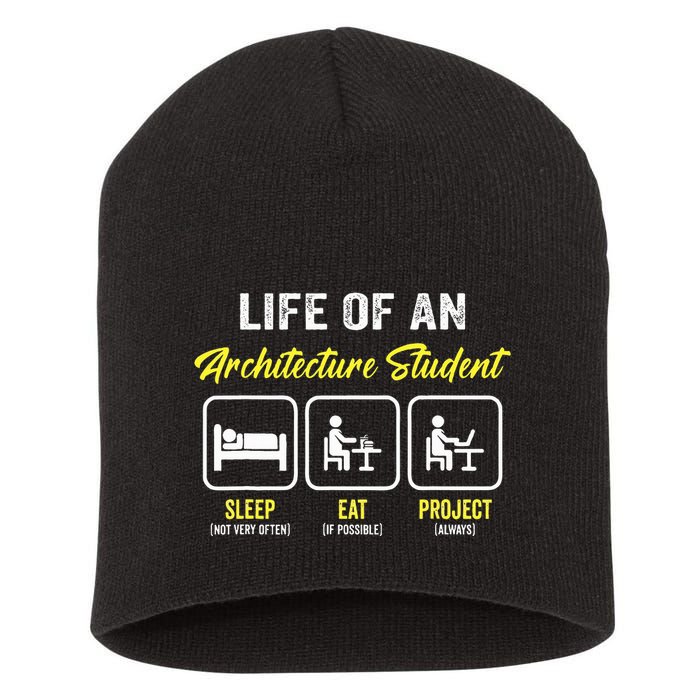 Funny Architecture Student For Architects Lover  Short Acrylic Beanie