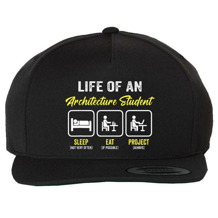 Funny Architecture Student For Architects Lover  Wool Snapback Cap