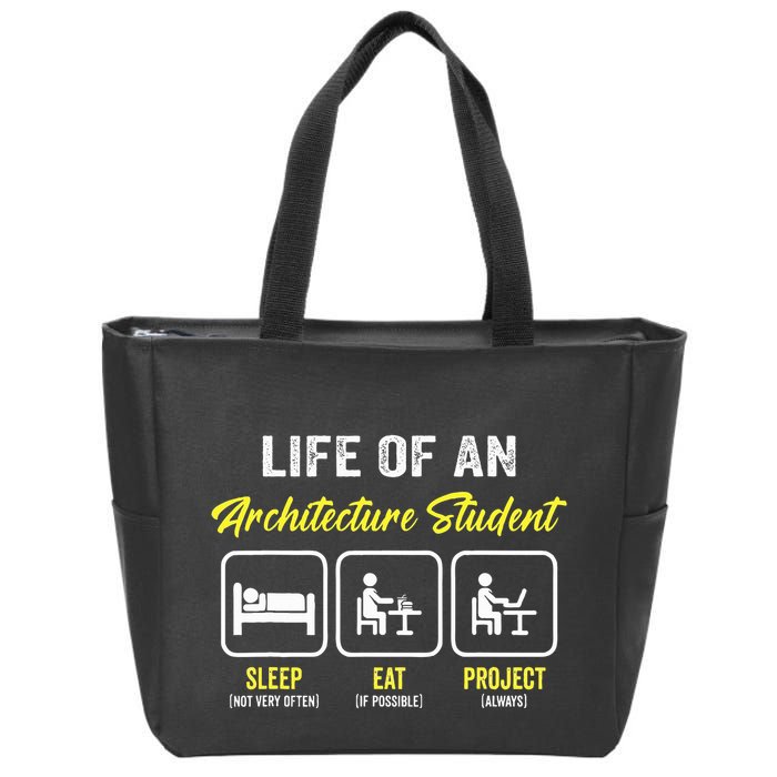 Funny Architecture Student For Architects Lover  Zip Tote Bag