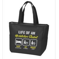 Funny Architecture Student For Architects Lover  Zip Tote Bag