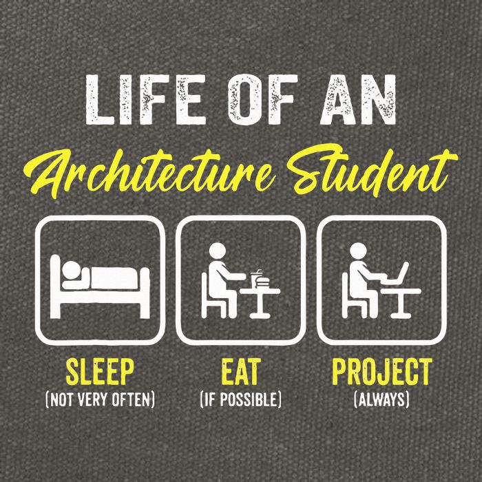 Funny Architecture Student For Architects Lover  Cotton Canvas Backpack