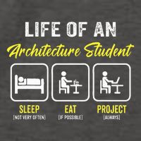 Funny Architecture Student For Architects Lover  Vector Backpack