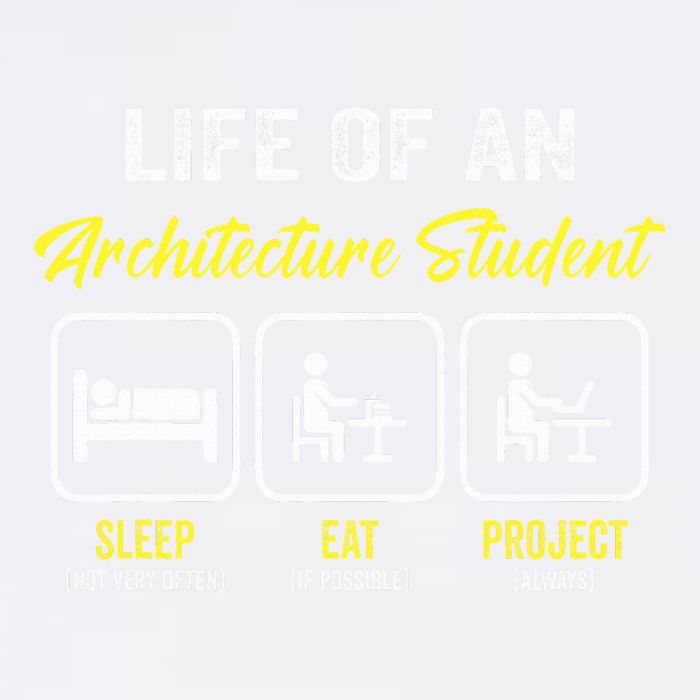 Funny Architecture Student For Architects Lover  Garment-Dyed Sweatshirt