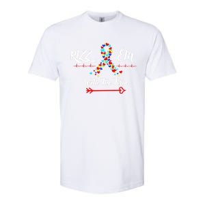 Funny Autism Saying Rizz Em With The Tism Cute Gift Softstyle CVC T-Shirt