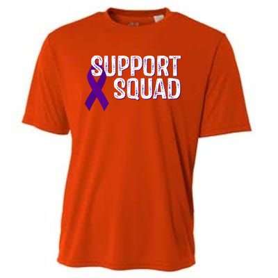 Fibromyalgia Awareness Support Squad Gift Cooling Performance Crew T-Shirt