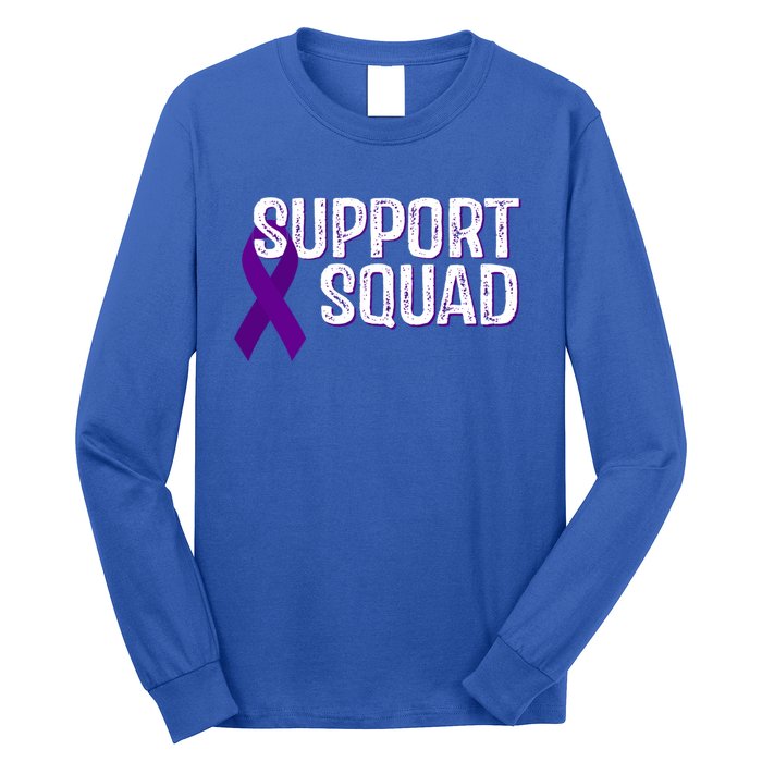 Fibromyalgia Awareness Support Squad Gift Long Sleeve Shirt