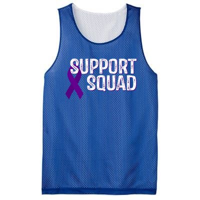 Fibromyalgia Awareness Support Squad Gift Mesh Reversible Basketball Jersey Tank