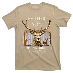 Father And Son Hunting Buddies For Life Hunter Husband Dad T-Shirt