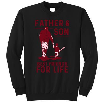 Father And Son Best Friends For Life Baseball Player Dad Son Sweatshirt