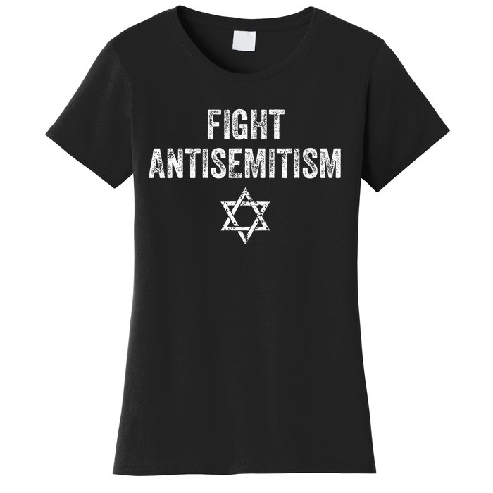 Fight Antisemitism Stop the Hate Jewish Pride  Women's T-Shirt