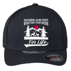 Father And Son Hunting Partners For Life Flexfit Unipanel Trucker Cap