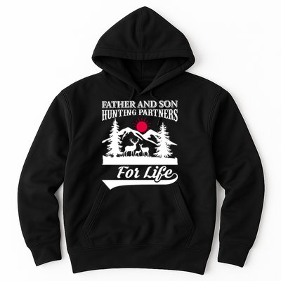 Father And Son Hunting Partners For Life Hoodie