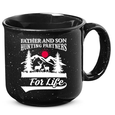 Father And Son Hunting Partners For Life 15oz Campfire Ceramic Mug