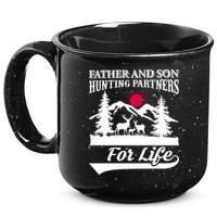 Father And Son Hunting Partners For Life 15oz Campfire Ceramic Mug