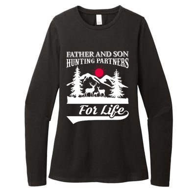 Father And Son Hunting Partners For Life Womens CVC Long Sleeve Shirt