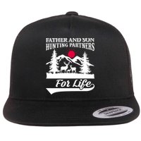 Father And Son Hunting Partners For Life Flat Bill Trucker Hat