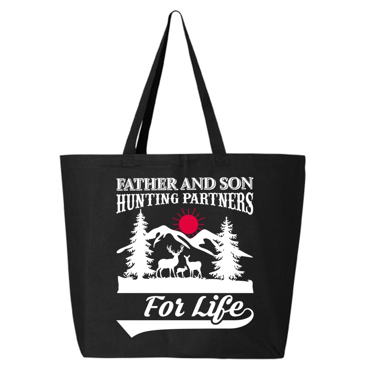 Father And Son Hunting Partners For Life 25L Jumbo Tote