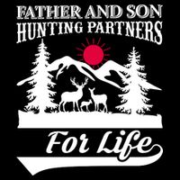 Father And Son Hunting Partners For Life Visor