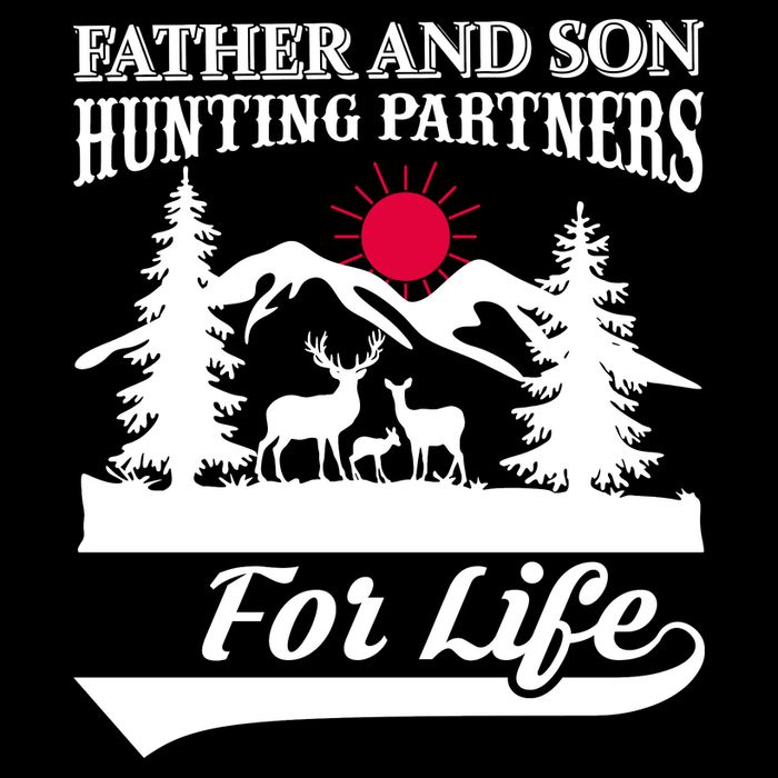 Father And Son Hunting Partners For Life Visor
