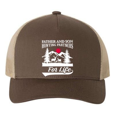 Father And Son Hunting Partners For Life Yupoong Adult 5-Panel Trucker Hat