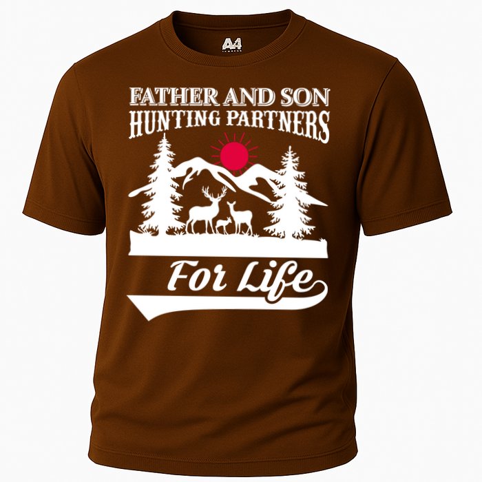 Father And Son Hunting Partners For Life Cooling Performance Crew T-Shirt