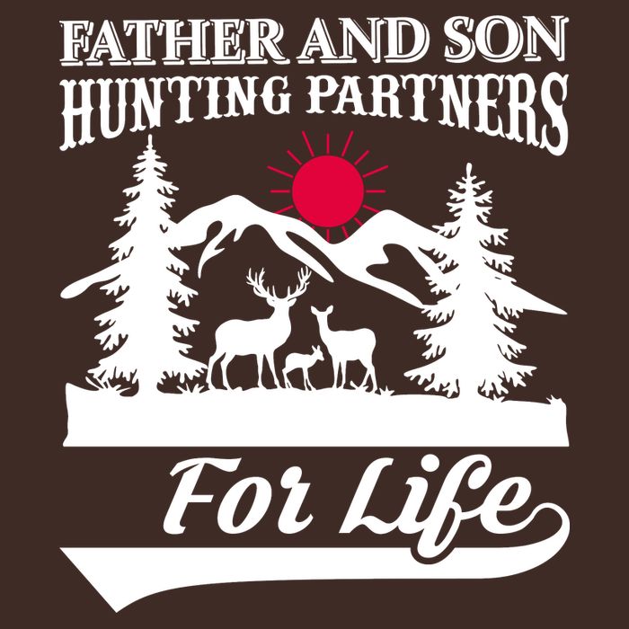 Father And Son Hunting Partners For Life Cooling Performance Crew T-Shirt